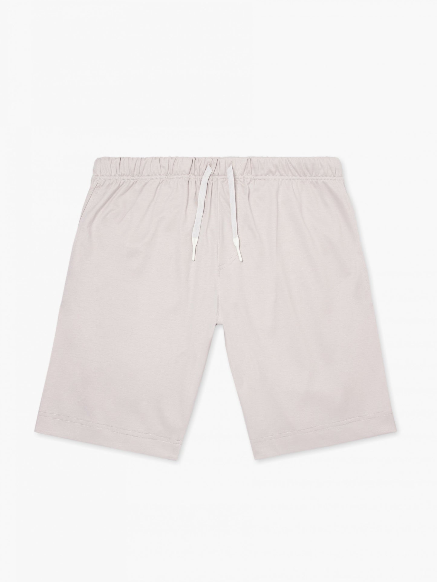 Interlock Supima sportshort | Parelgrijs