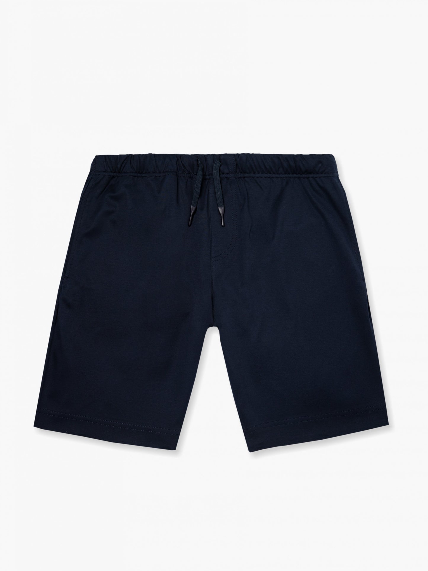 Interlock Supima sportshort | Marineblauw