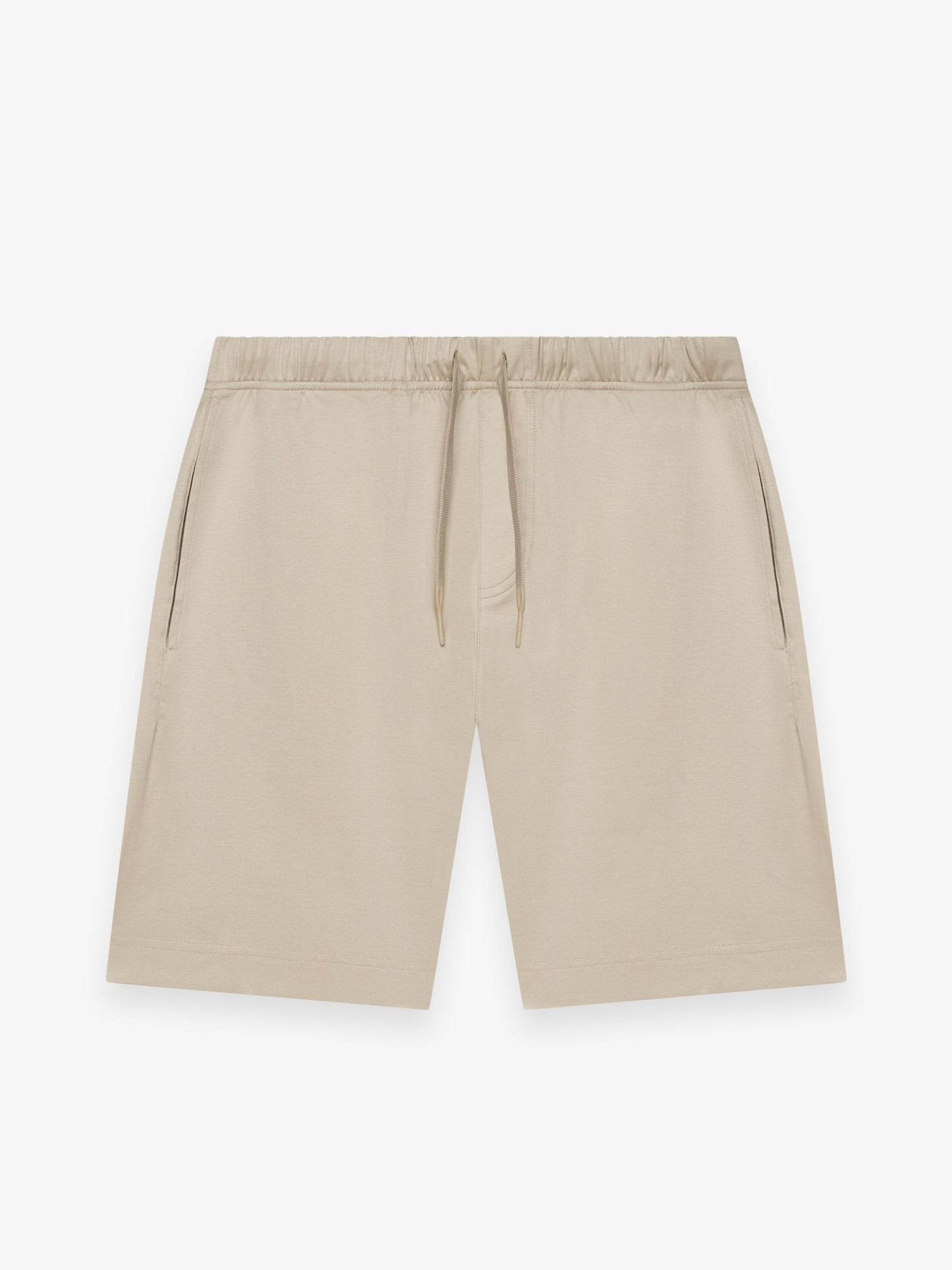 Interlock Supima sportshort | Beige