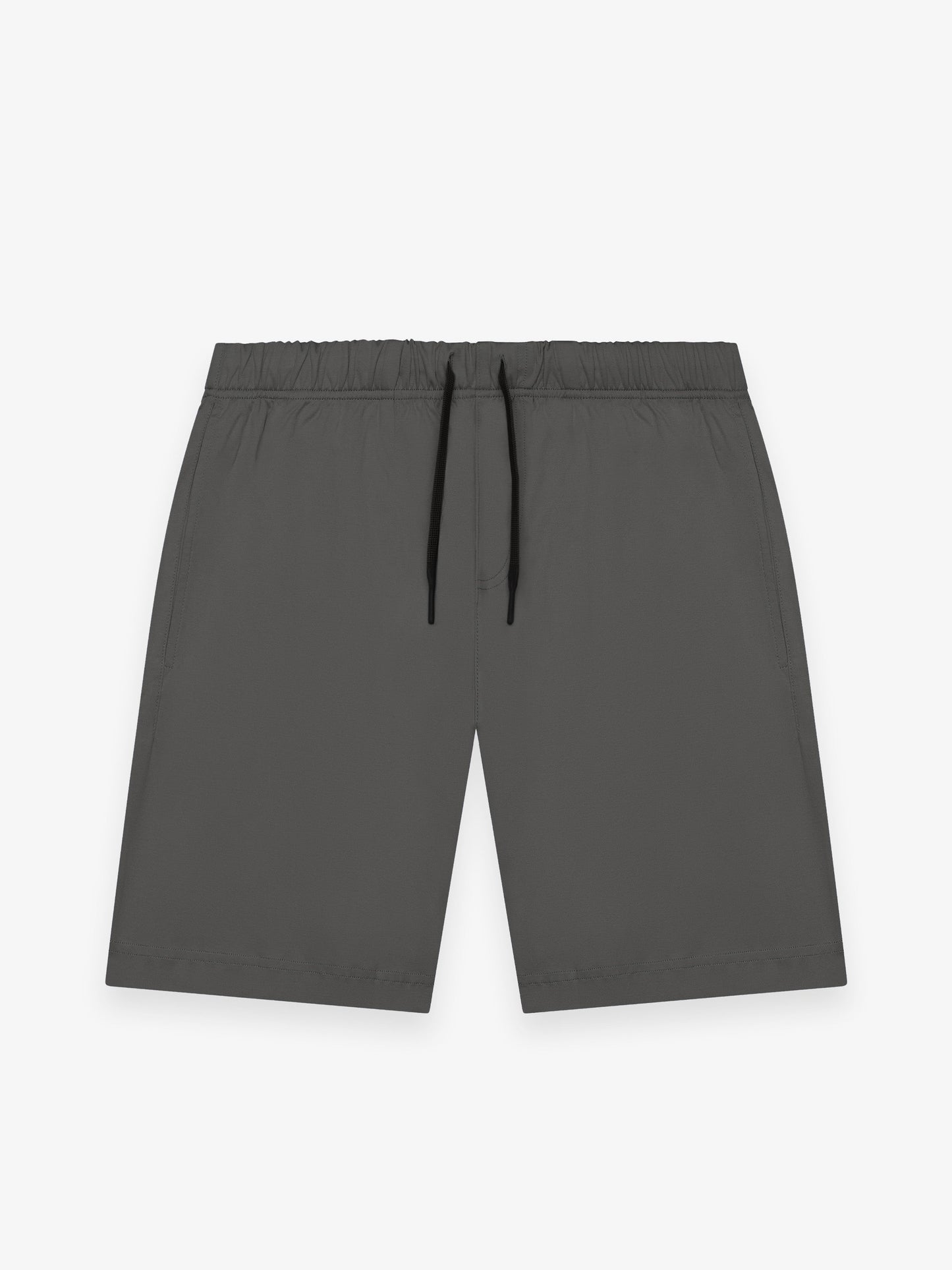 Interlock Supima sportshort | Donkergrijs