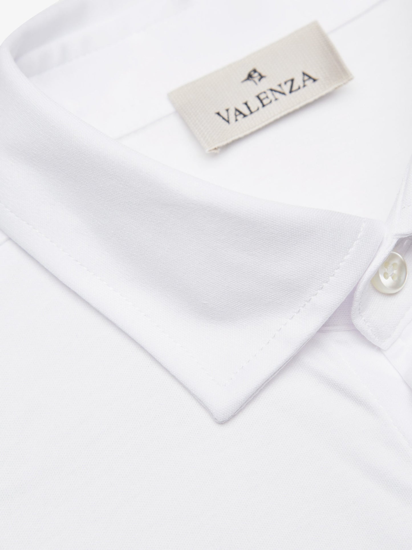 Supima Shirt Lange mouwen | Wit