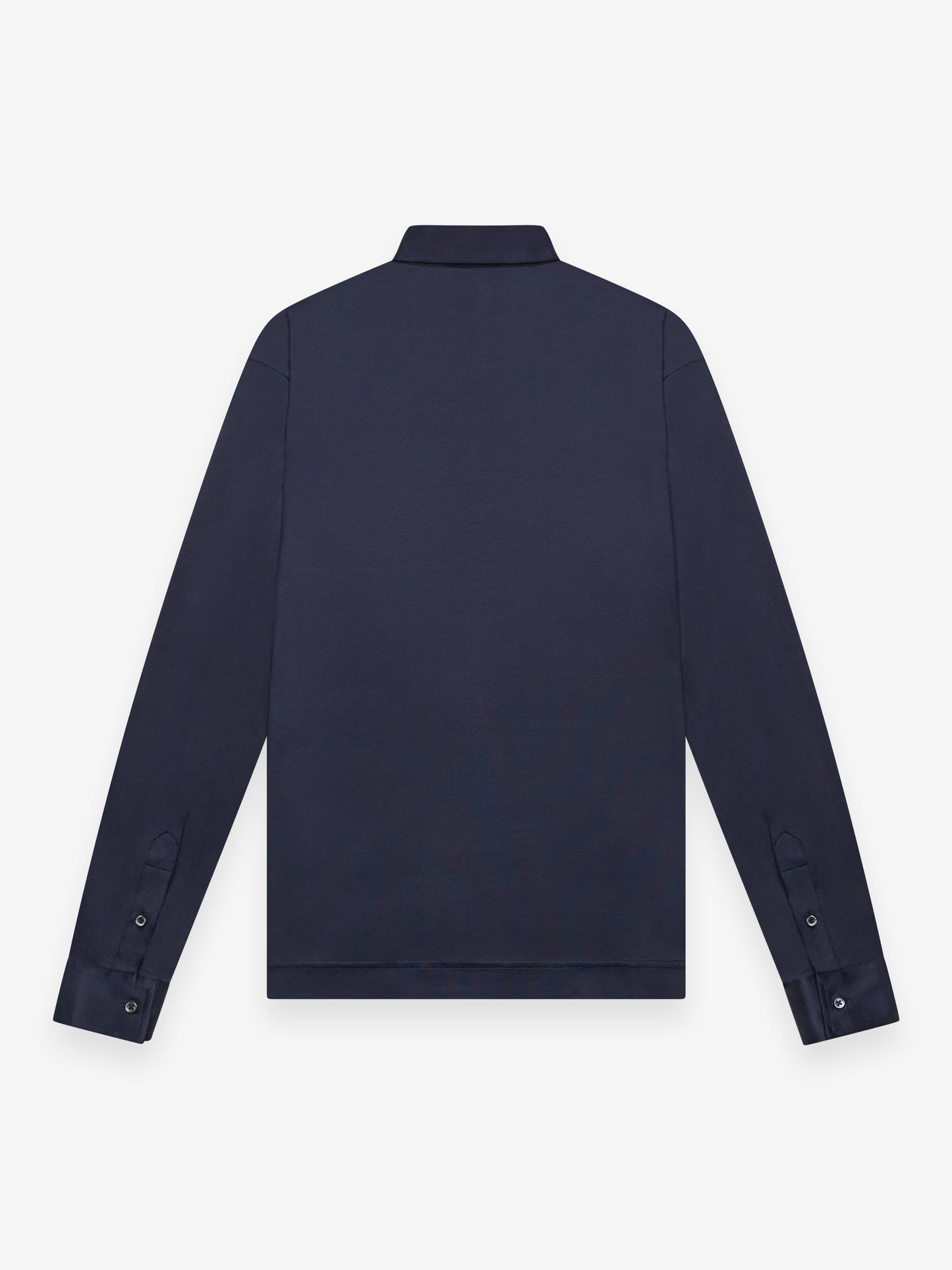 Supima Shirt Lange mouwen | Marineblauw