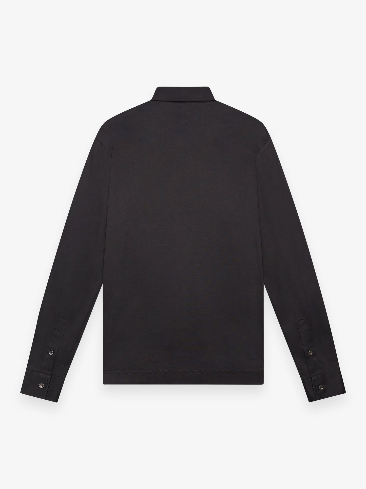 Supima Shirt Lange mouwen | Zwart