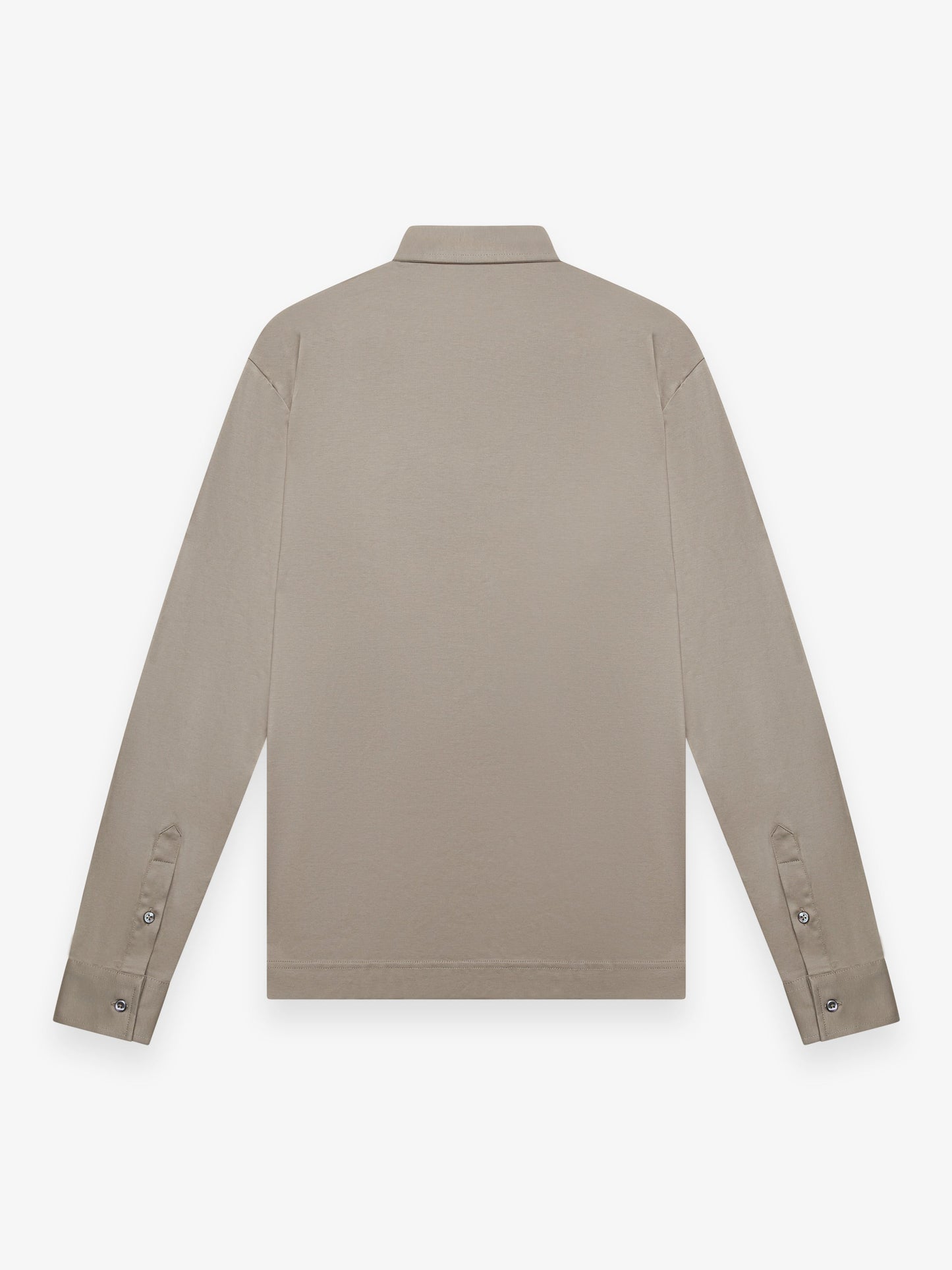 Supima Shirt Lange mouwen | Loodgrijs