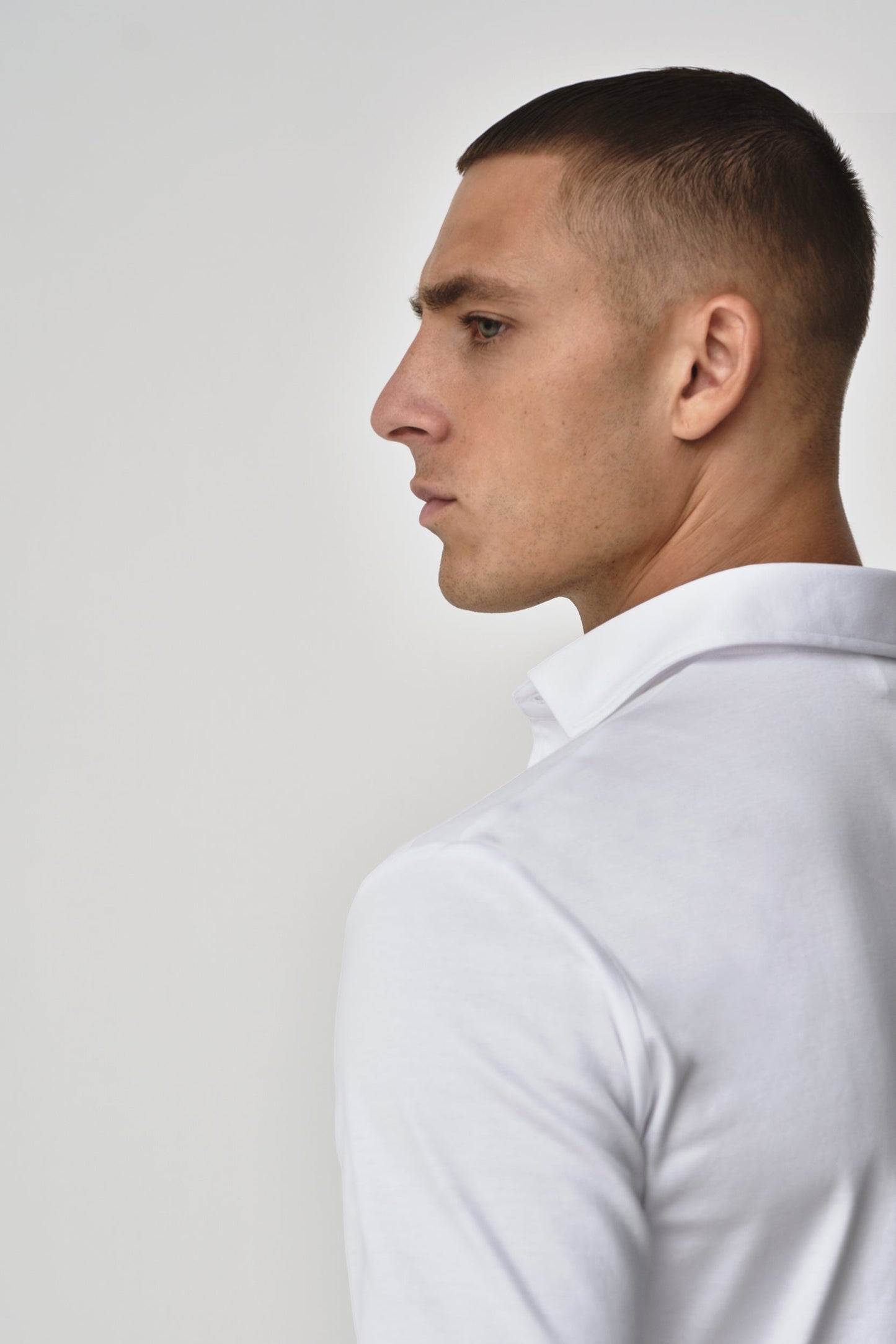 Supima Shirt Lange mouwen | Wit
