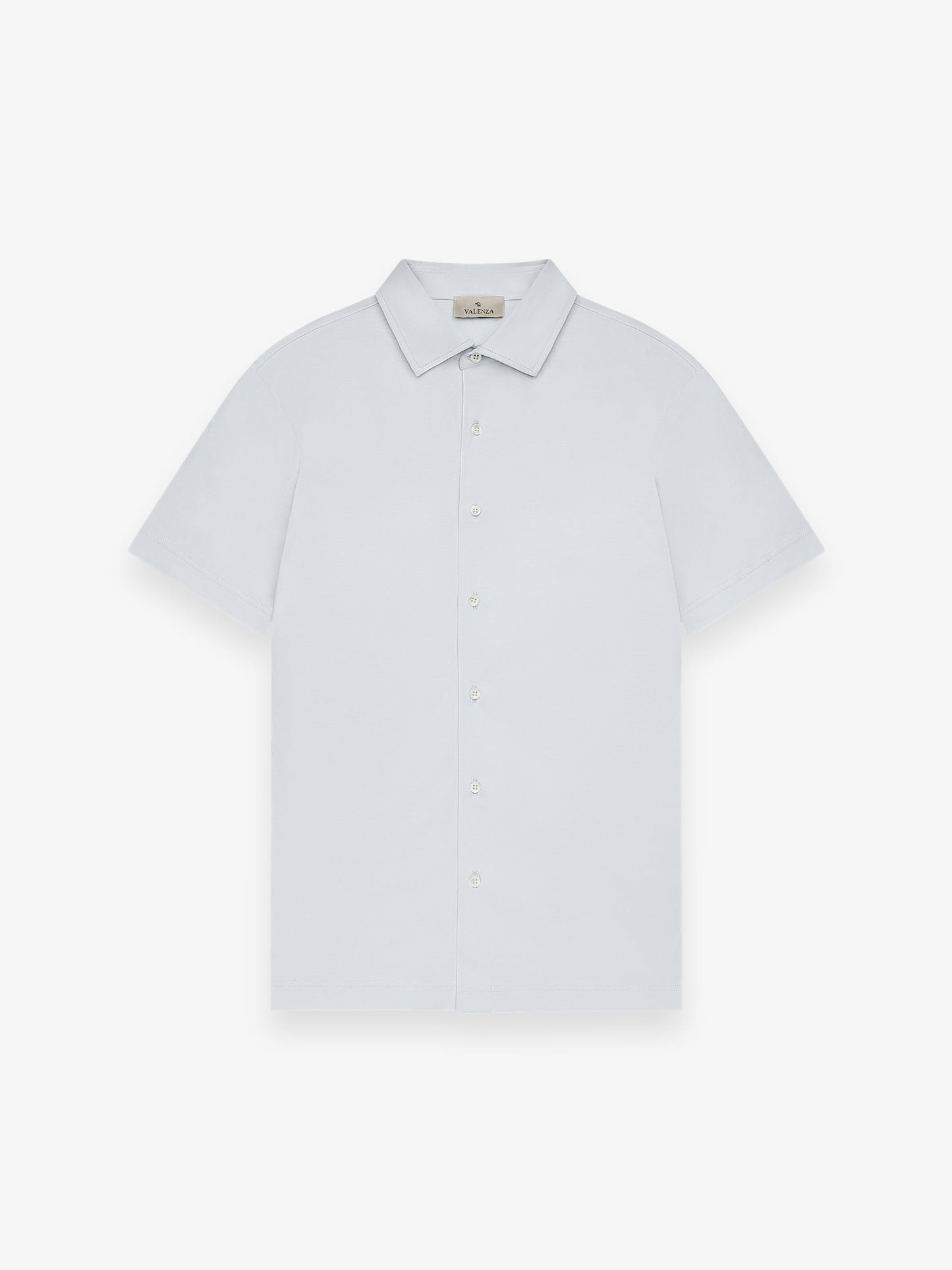 Supima Shirt Korte Mouwen | Engel blauw