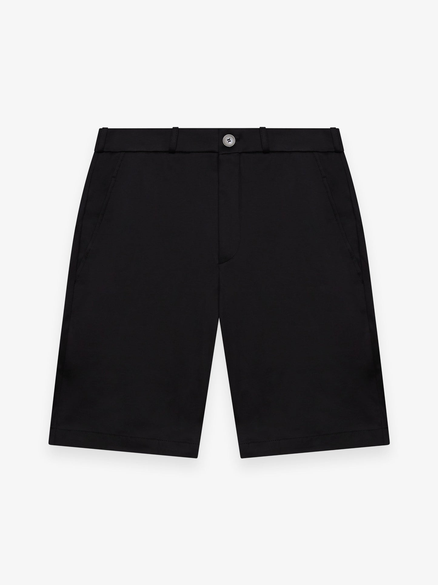 Supima Bermuda Shorts | Zwart