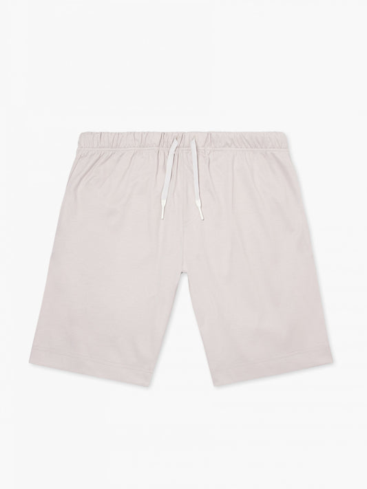 Interlock Supima sportshort | Parelgrijs