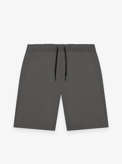 Interlock Supima sportshort | Donkergrijs