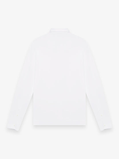 Supima Shirt Lange mouwen | Wit