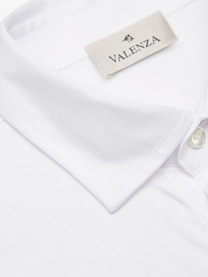 Supima Shirt Lange mouwen | Wit
