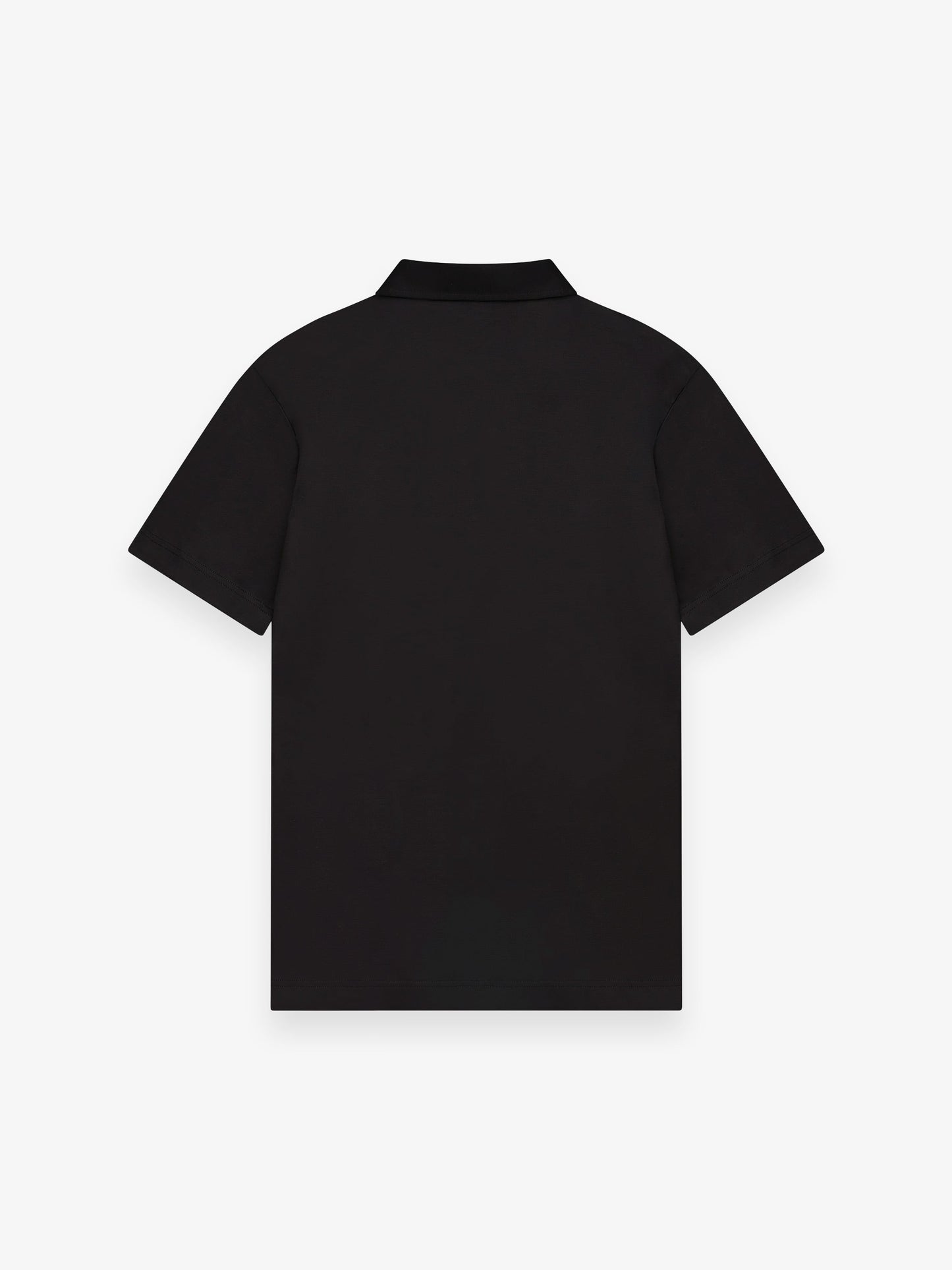 Supima Shirt Korte Mouwen | Zwart